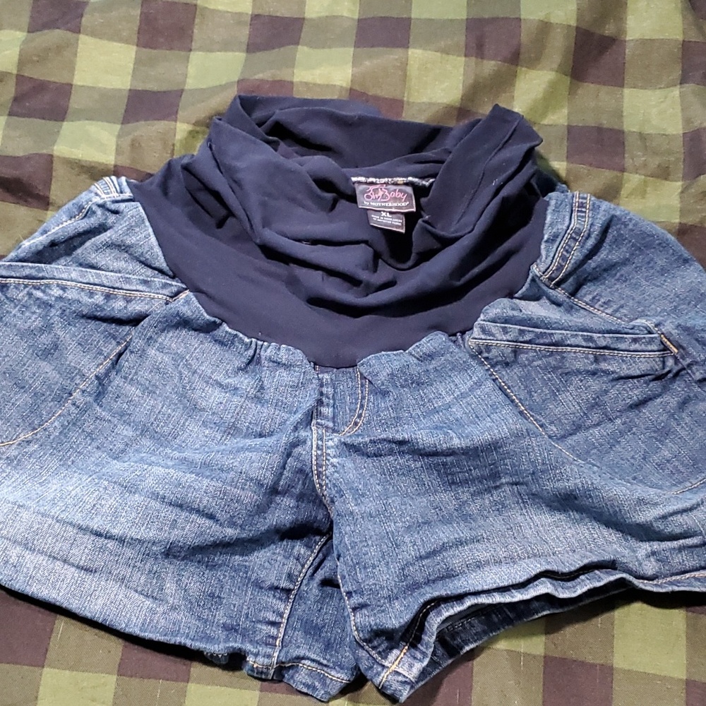 Jean maternity shorts XL